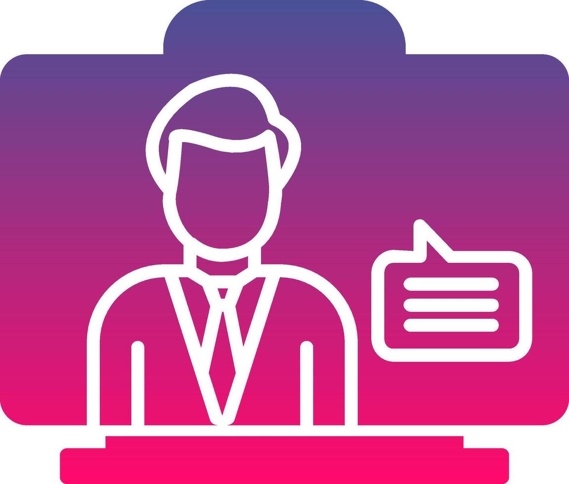 Virtual Assistant Creative Icon Symbol Art Sign vector