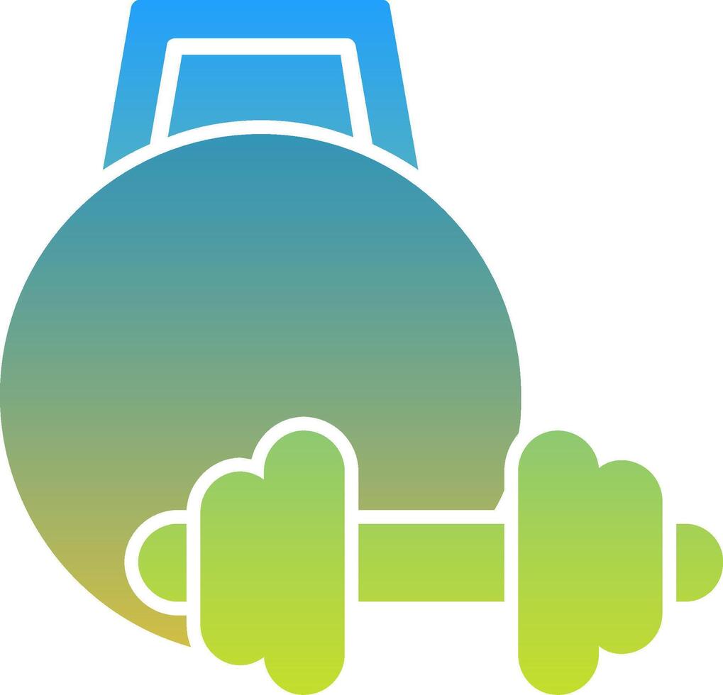 Gym Equipment Icon Design vector
