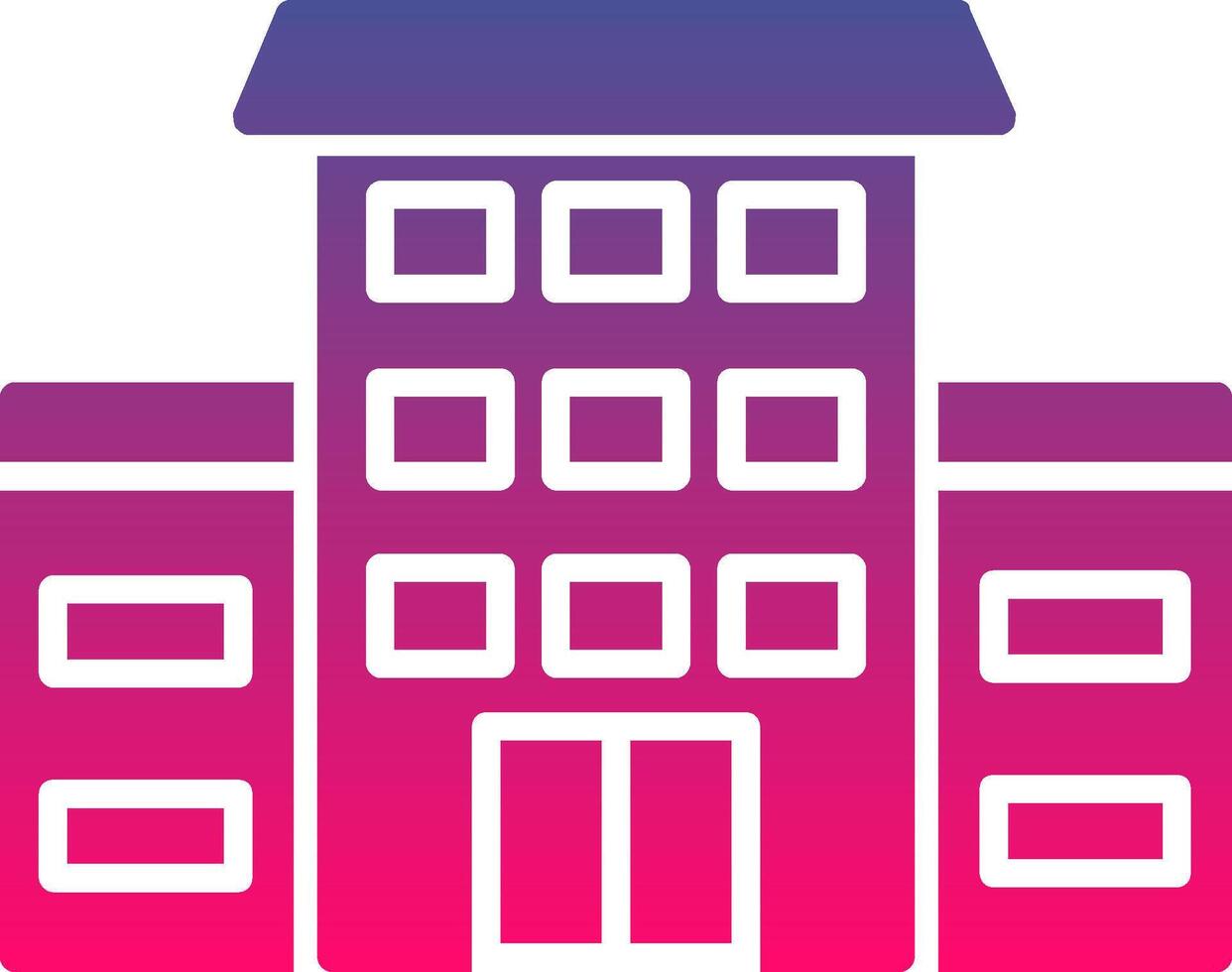 Building Creative Icon Symbol Art Sign vector