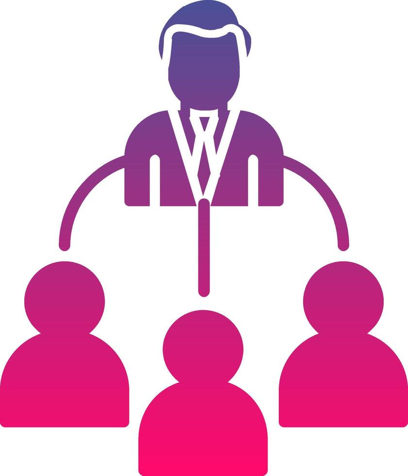 Delegate Creative Icon Symbol Art Sign vector