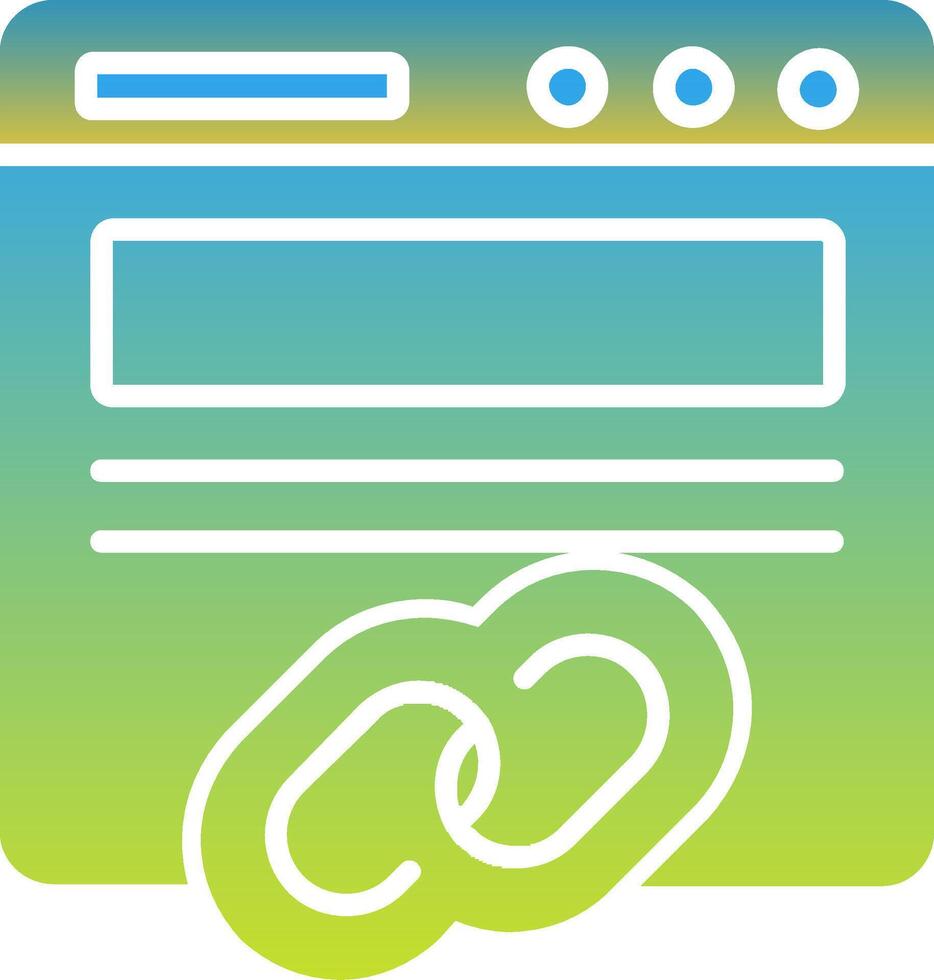 Backlinks Creative Icon Symbol Art Sign vector