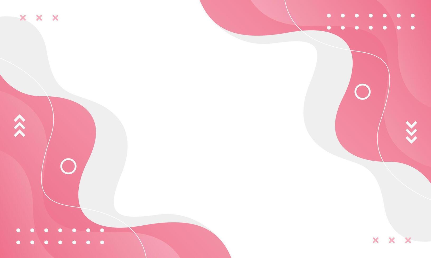 Abstract pink beauty and white background with geometric elements vector