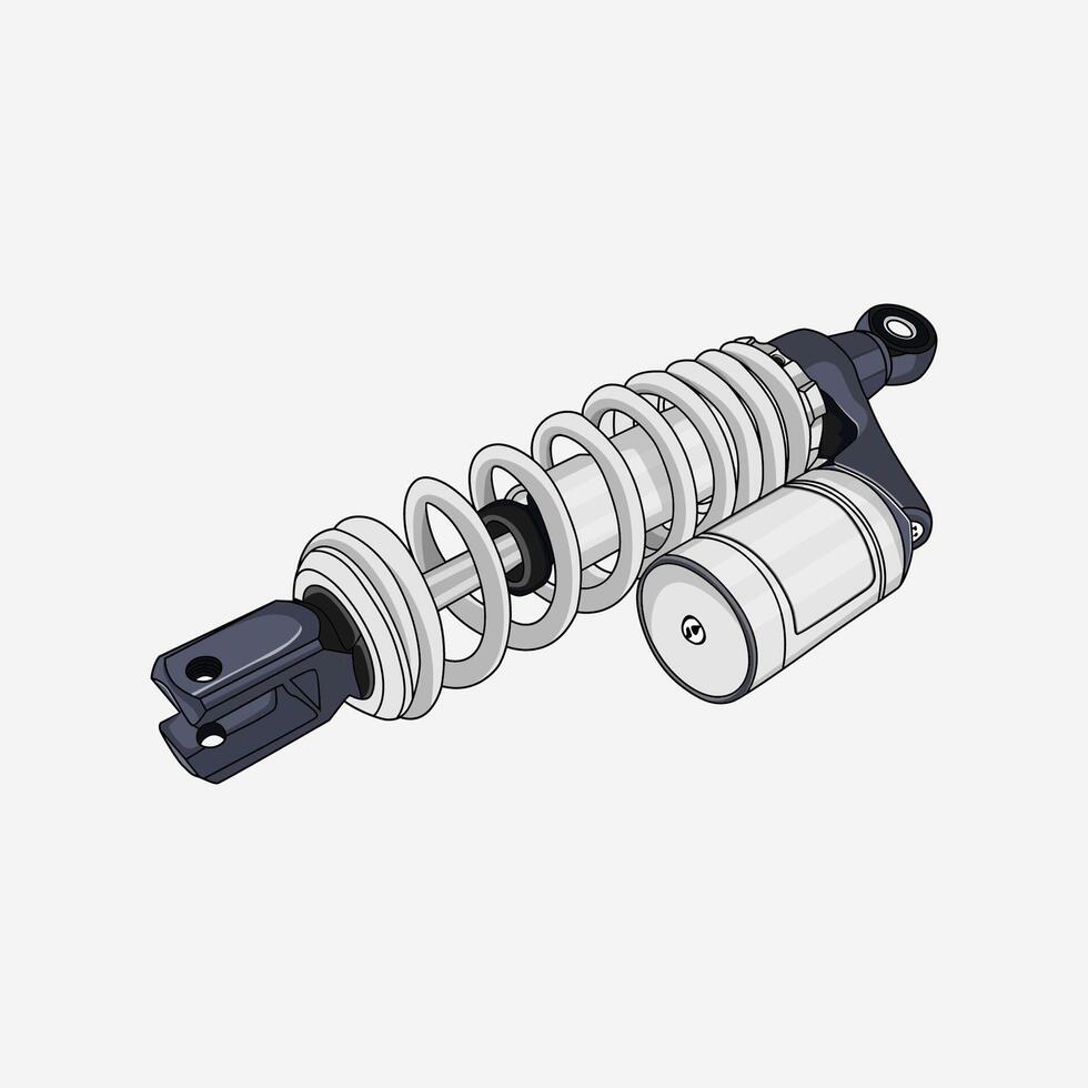 Shockbreaker Black Color Image And Illustration vector