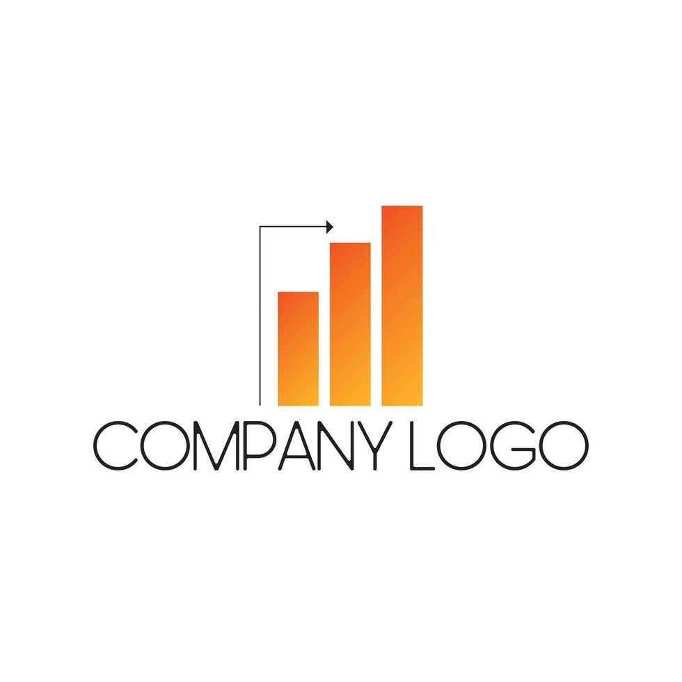 Financial accounting logo with check mark vector