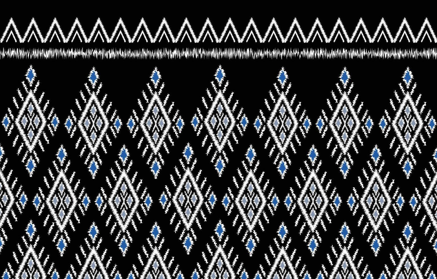 white diamond ethnic pattern inspired by southeast asia's pattern vector