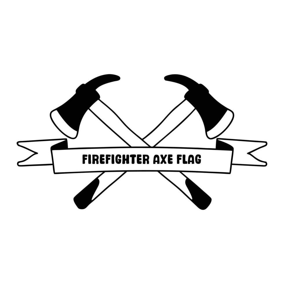 Fire Department Illustration Featuring Firefighter Clipart Elements vector