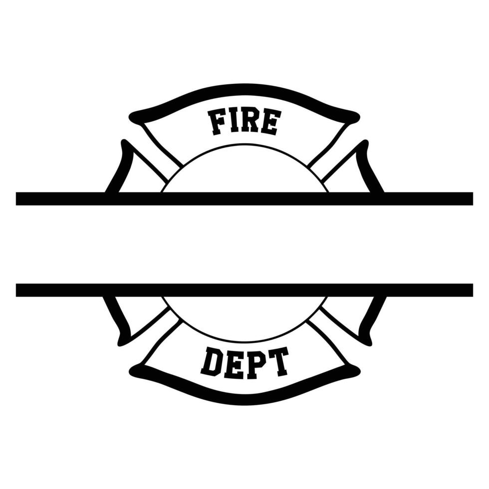 Fire Department Firefighter Clipart for Commercial Use and Design vector