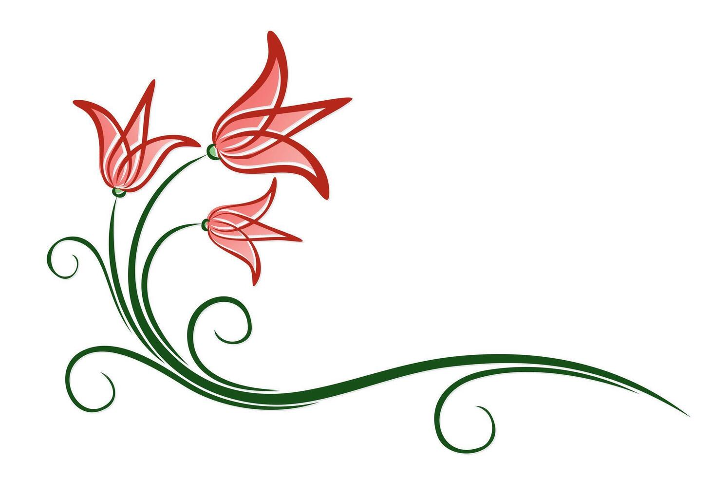 the Flower logo. vector