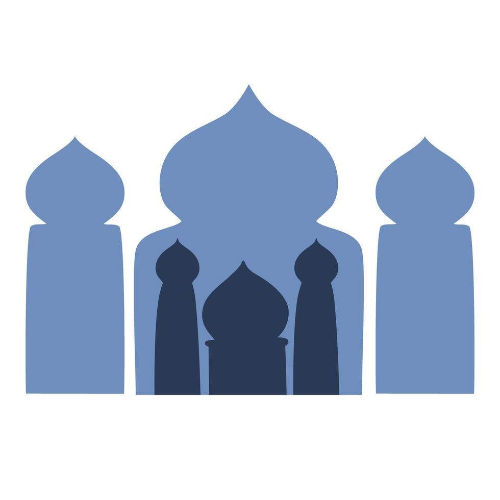 Ramadan Mubarak Mosque element vector