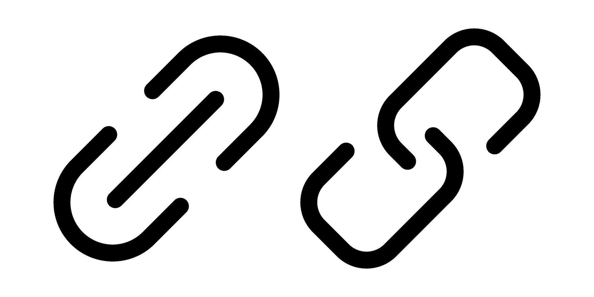 Link icon symbol simple design vector