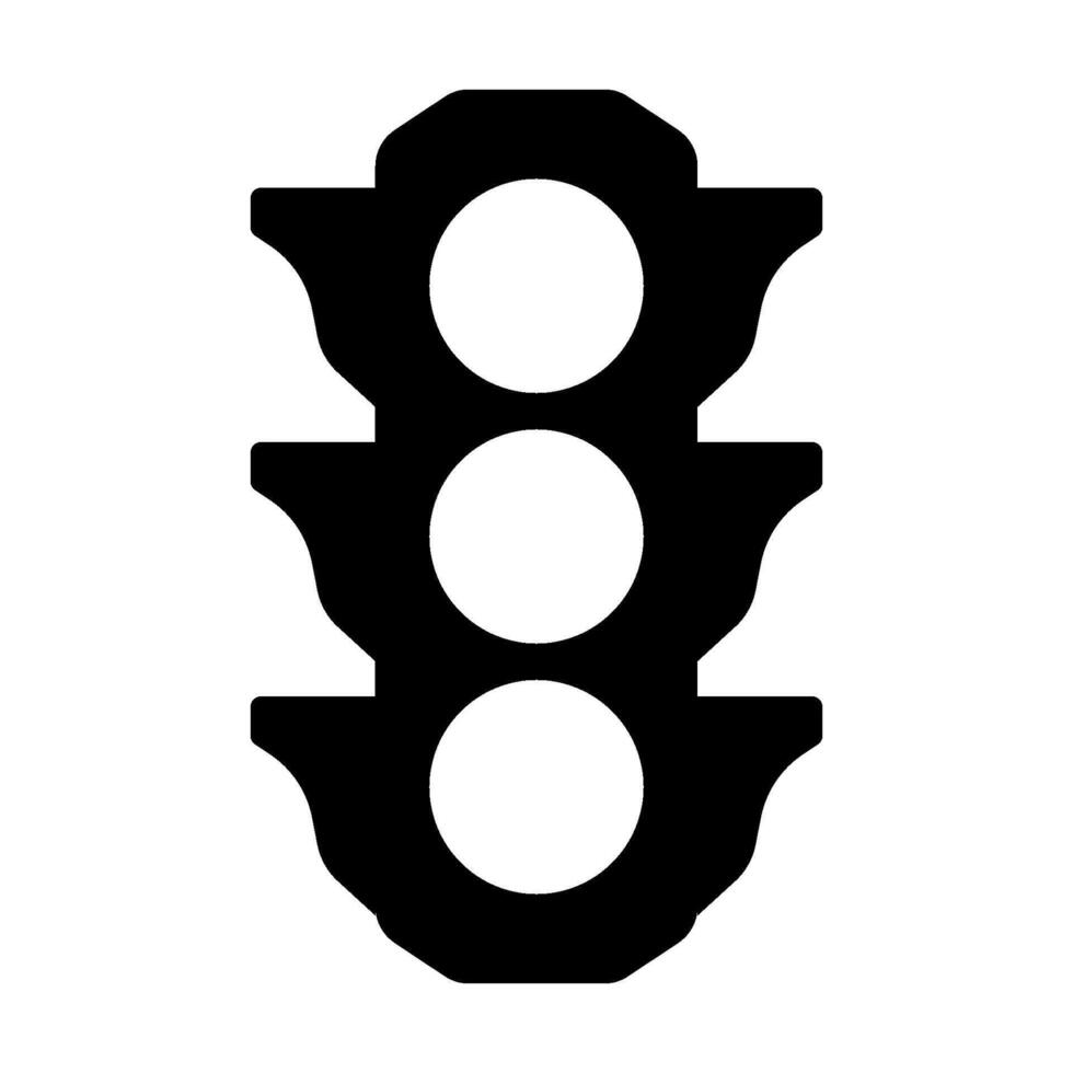 Traffic lights icon symbol simple design vector