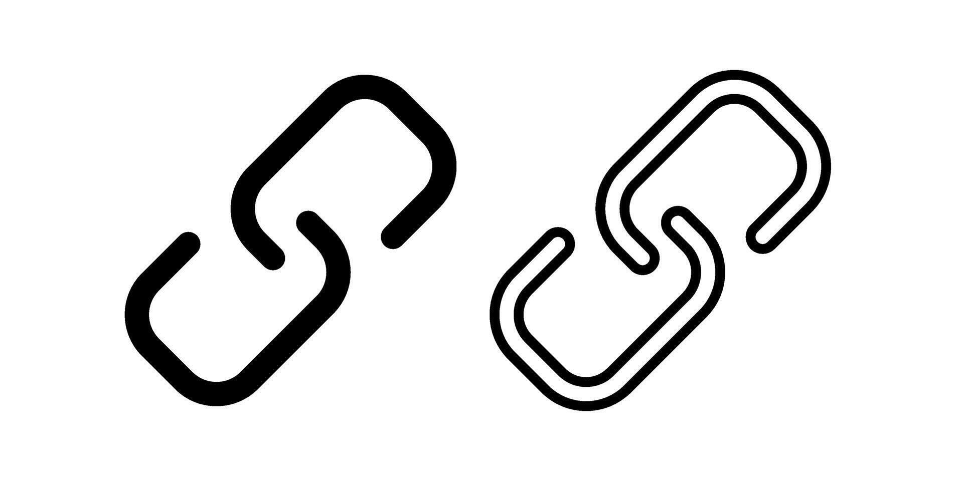 Link icon simple design vector