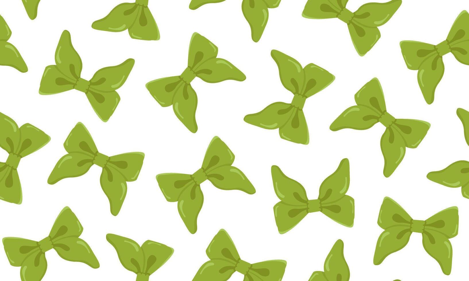 seamless pattern of colored bows. Image for wallpaper, packaging and banner for Valentine's Day or wedding. vector