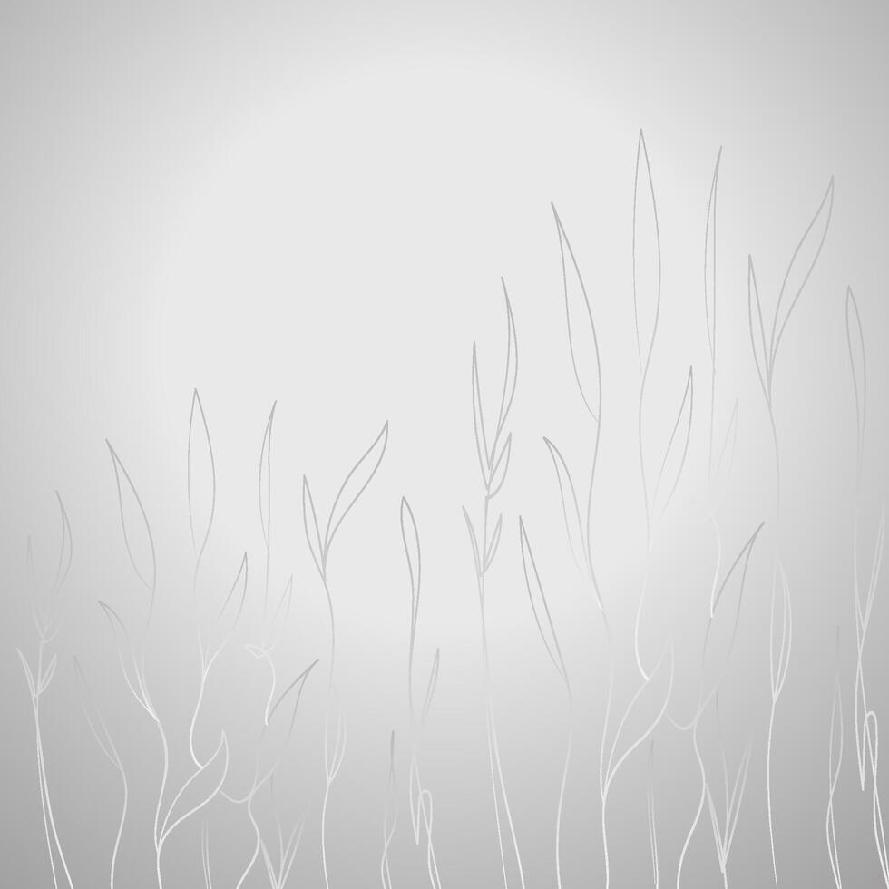 Abstract gray background with grass. illustration for your graphic design. vector