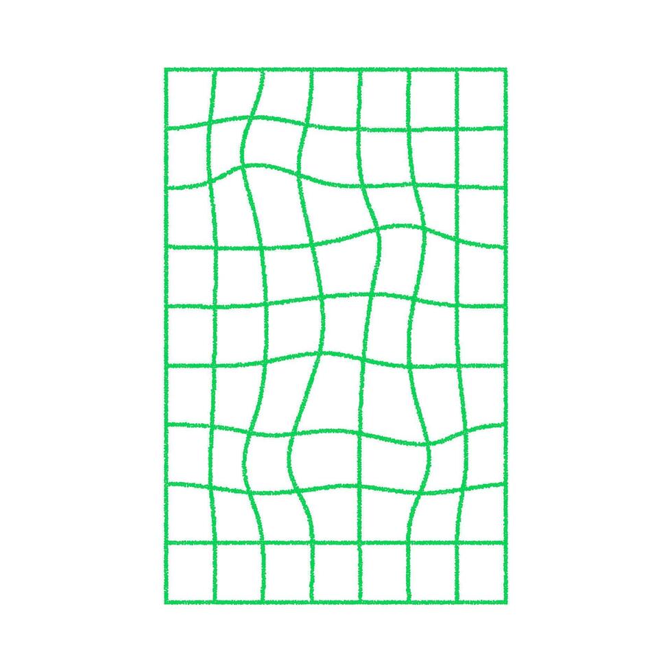 A green grid with a square in the middle vector
