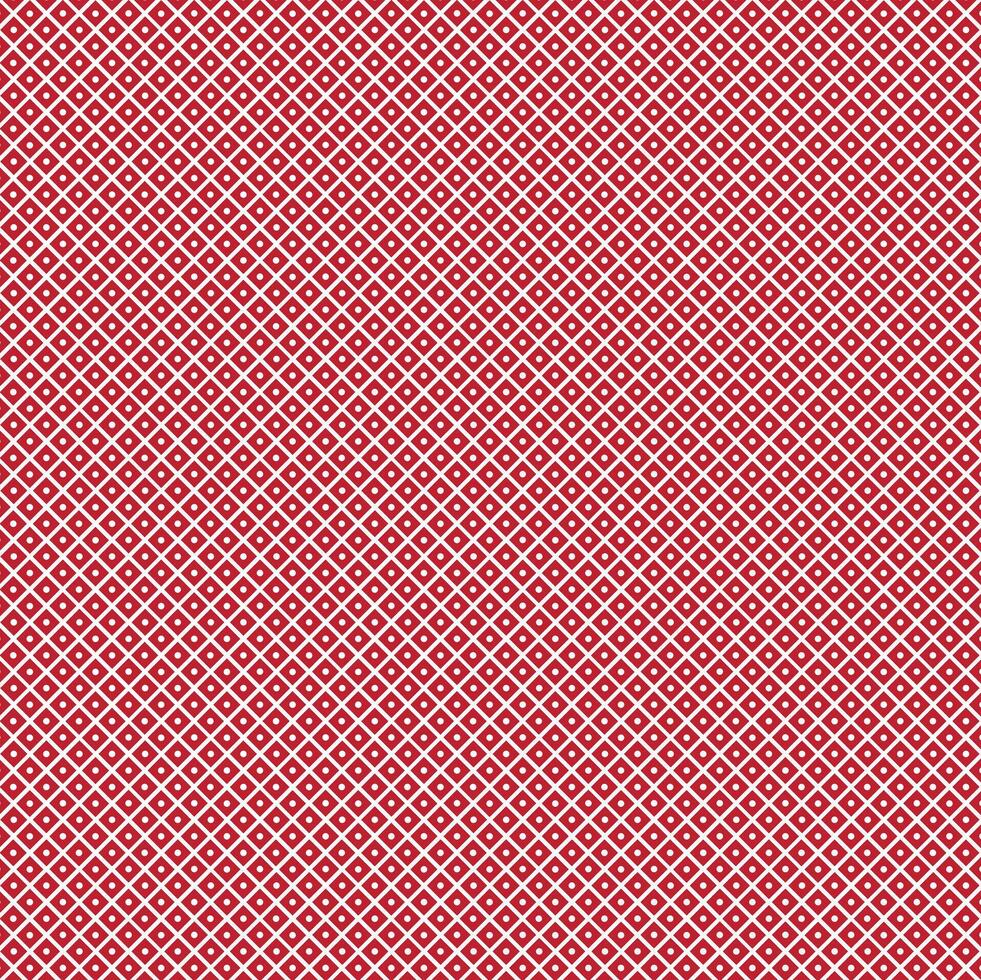 Red Geometric Seamless Pattern vector