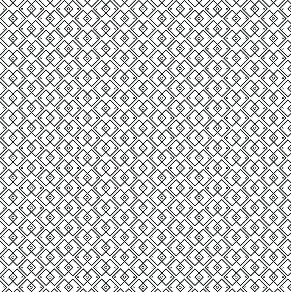 Geometric Black line art Pattern vector