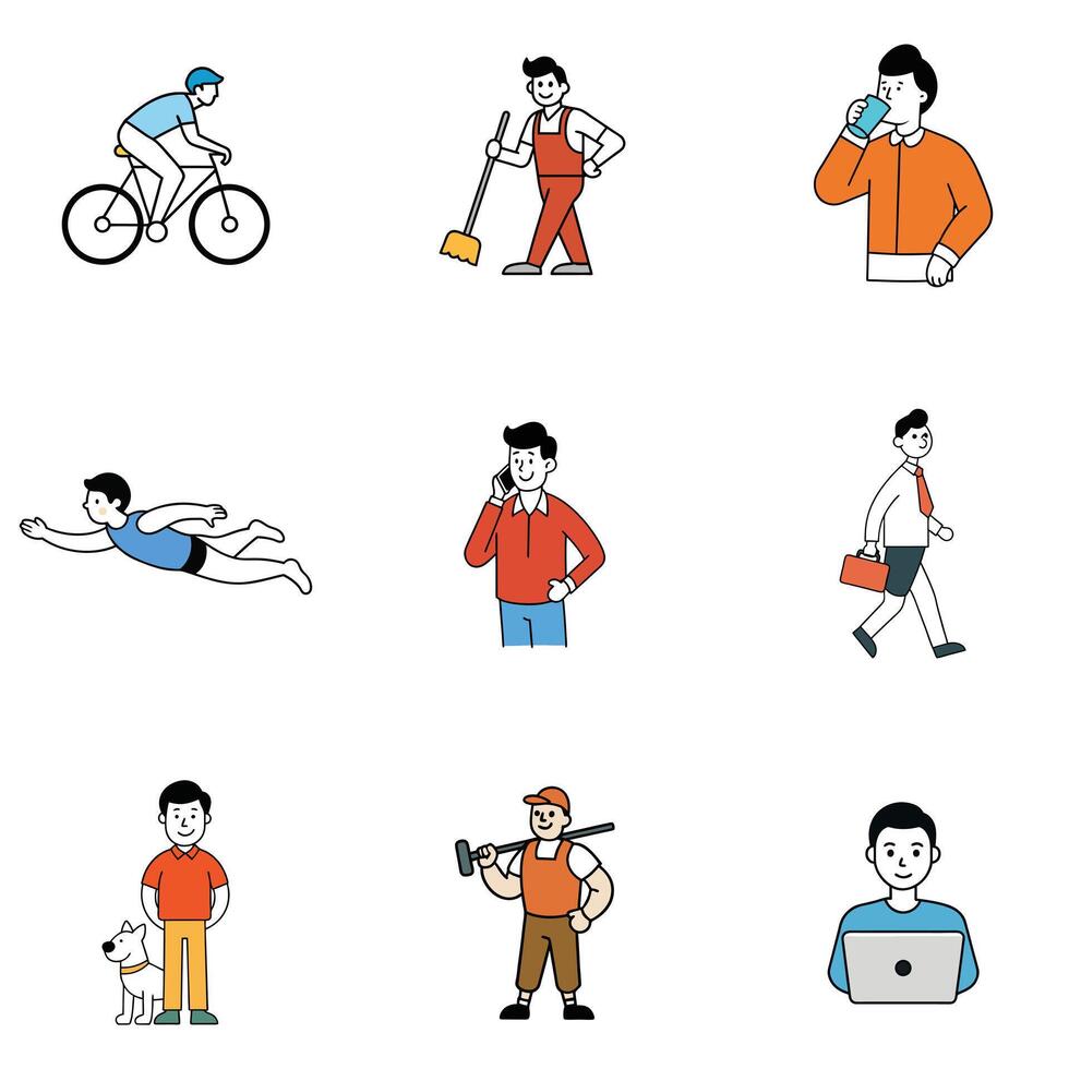Best Hobbies and Interests for Men of All Ages vector
