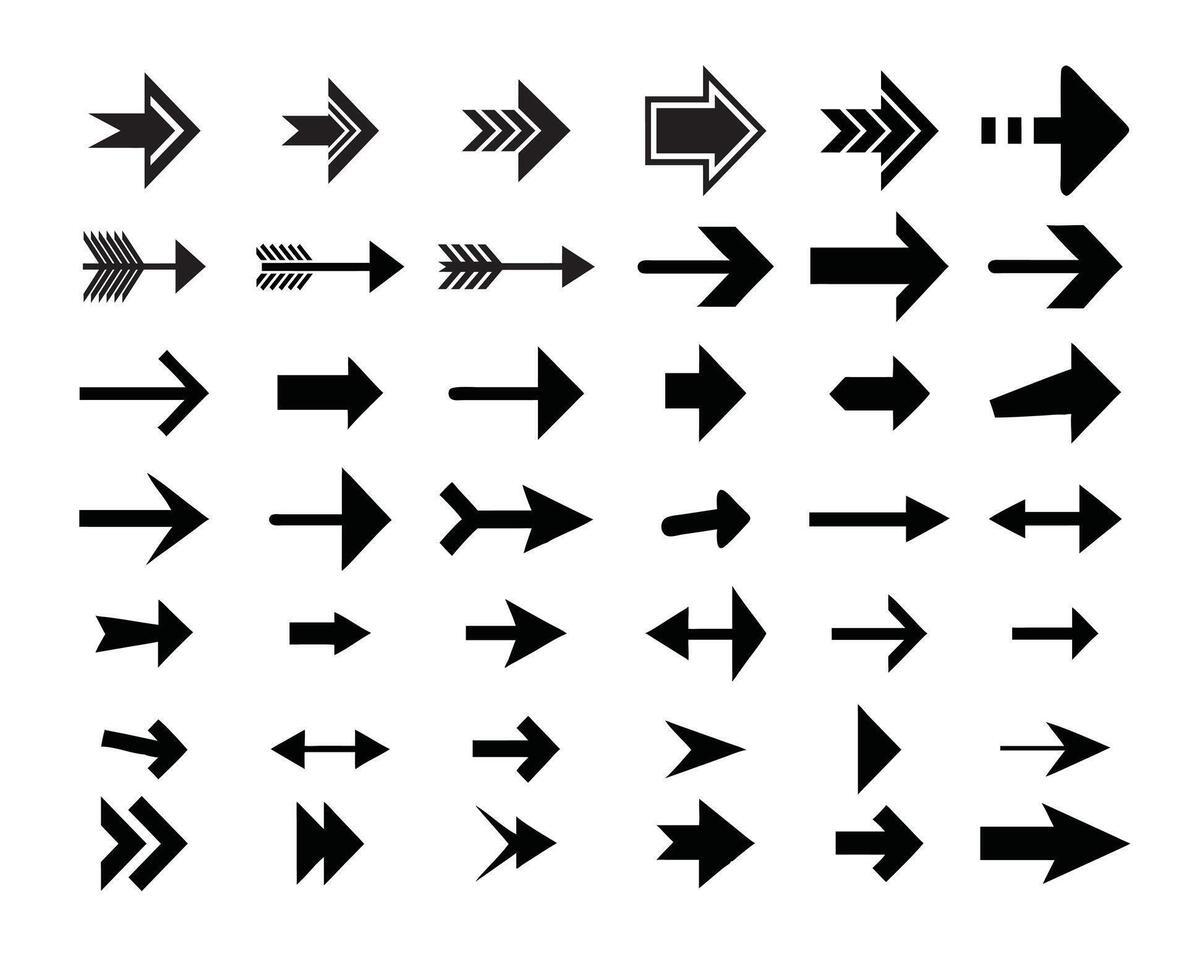 Best Assorted Arrows Collection for Creative Design Projects vector