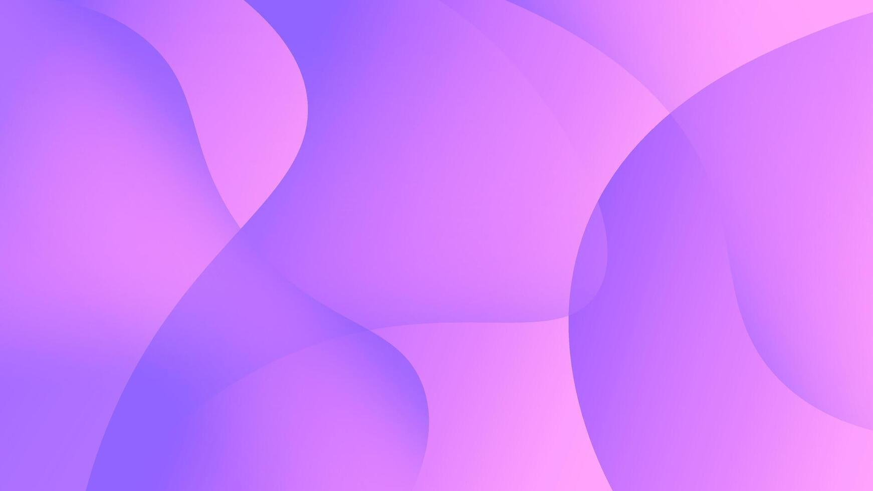 Vibrant abstract background featuring soft gradient transitions from purple to pink hues with curved shapes, creating a modern and eye-catching design for website, print, or digital usage. vector