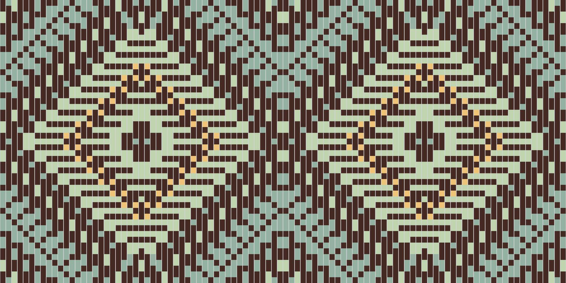 Moroccan Ethnic Seamless Patternfolk Embroidery, Aztec Geometric Ornament Print. Design for Carpet, Wallpaper, Clothing, Wrapping, Fabric vector