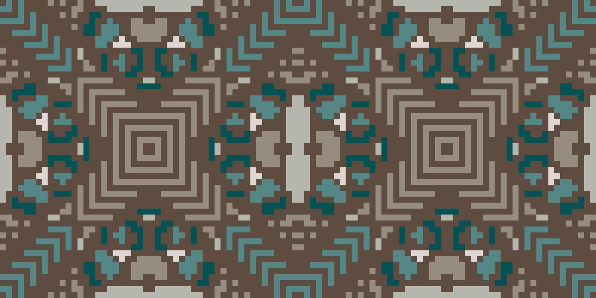 Indian Geometric Abstract Patternfolk Embroidery, Aztec Geometric Ornament Print. Design for Carpet, Wallpaper, Clothing, Wrapping, Fabric vector