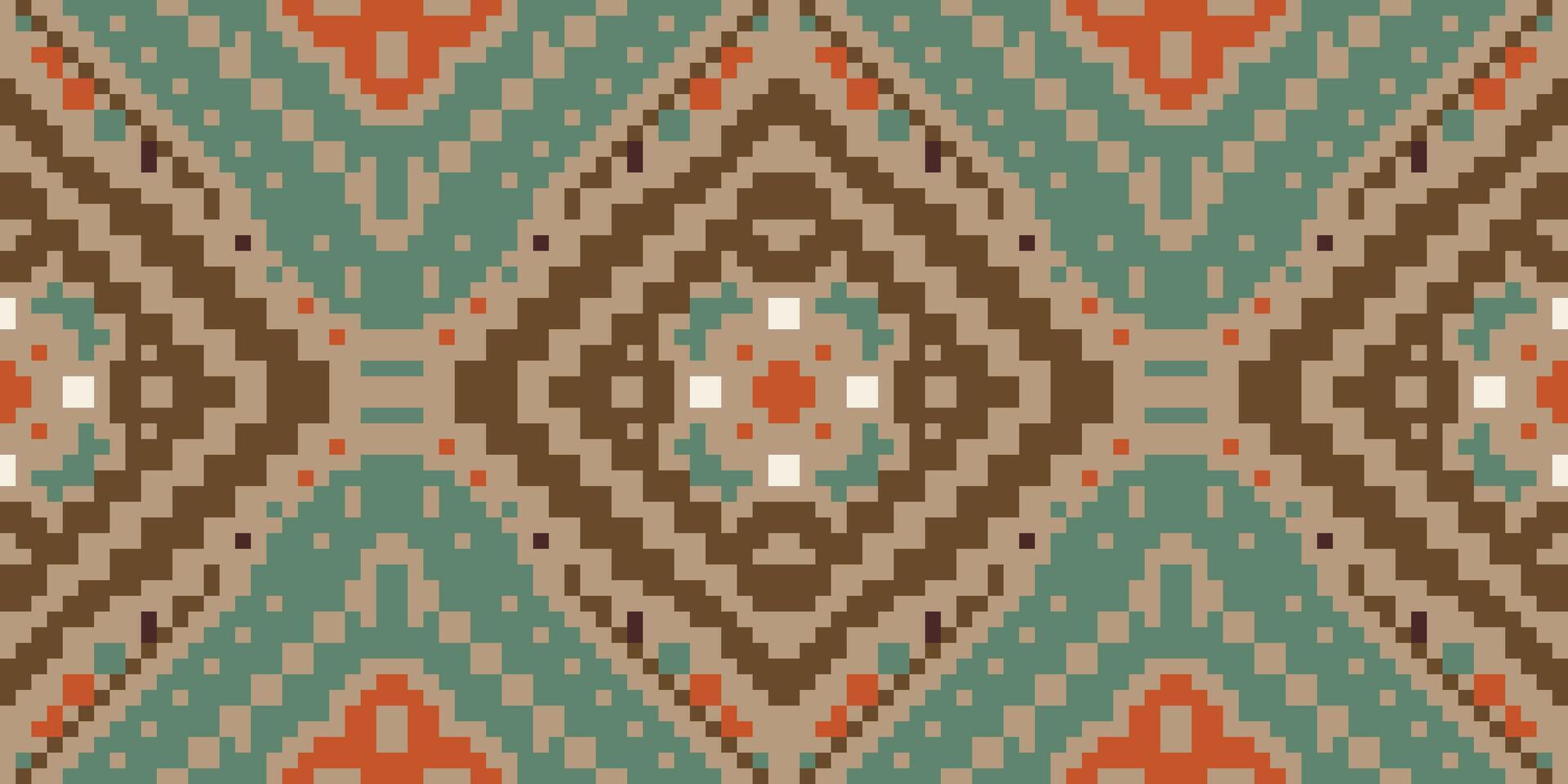 Stripes Background Ethnic Design Pattern in the Philippinesfolk Embroidery, Aztec Geometric Ornament Print. Design for Carpet, Wallpaper, Clothing, Wrapping, Fabric vector