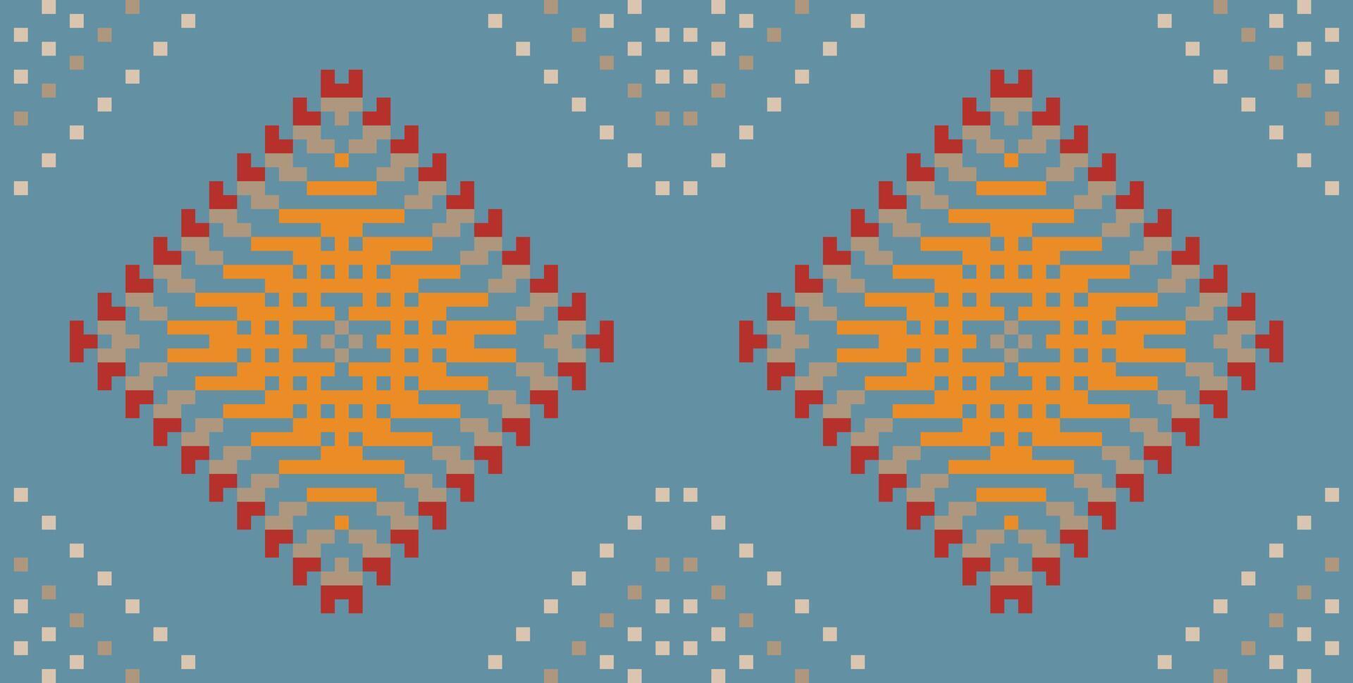 Folklore Ethnic Pattern Sweatshirtfolk Embroidery, Aztec Geometric Ornament Print. Design for Carpet, Wallpaper, Clothing, Wrapping, Fabric vector