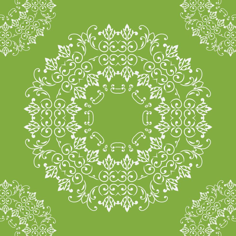 Damask Fabric Baroque Japanese Traditional Pattern Folk Embroidery, Aztec Ornament Print. Design for Carpet, Wallpaper, Clothing, Wrapping, Fabric vector
