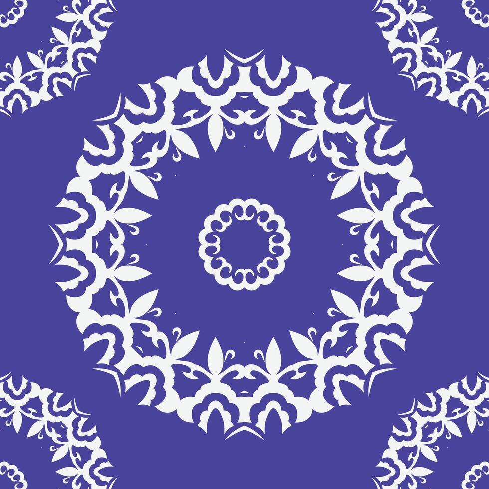 Damask Patterns Ethnic Design Traditional Dishcloth Knitting Pattern Folk Embroidery, Aztec Ornament Print. Design for Carpet, Wallpaper, Clothing, Wrapping, Fabric vector