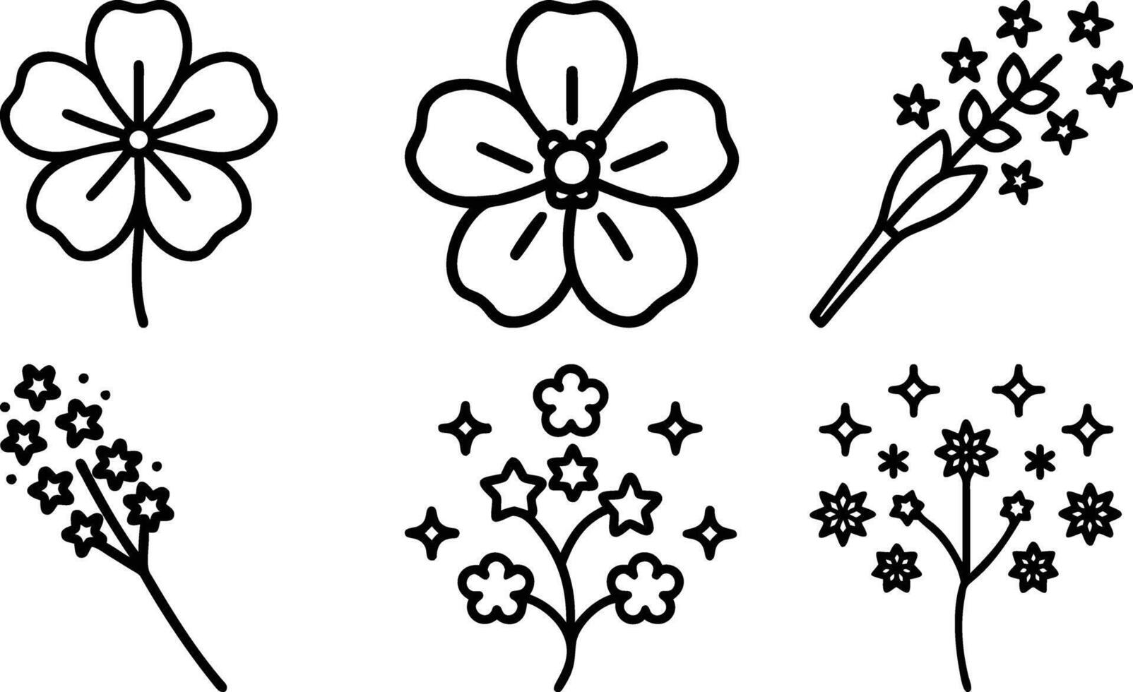 Artistic Floral Creations vector