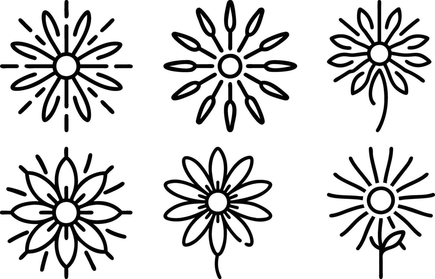 Nature-Inspired Floral Art vector
