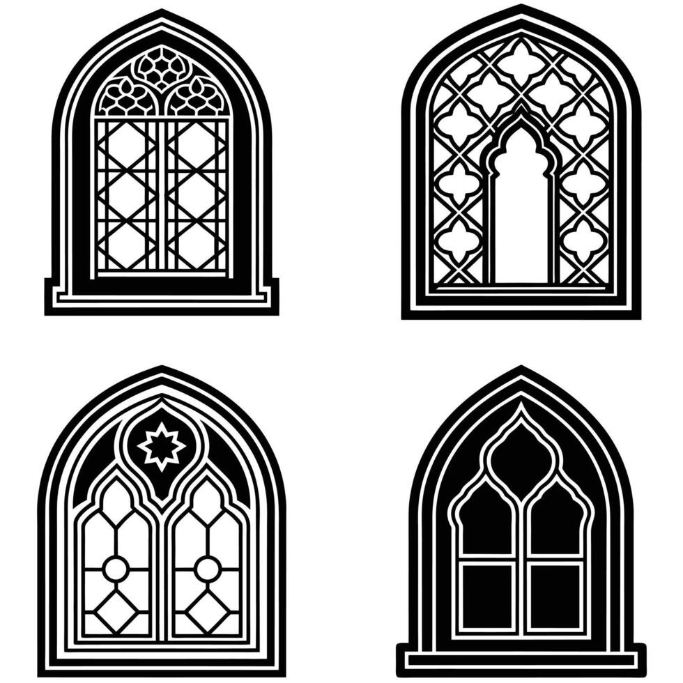 Distinctive Islamic Window Features vector