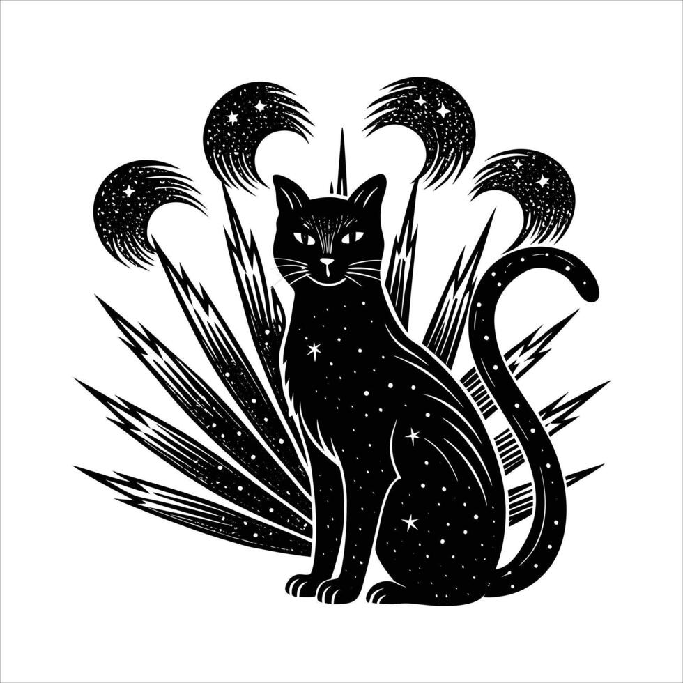 Cat O Nine Tails vector