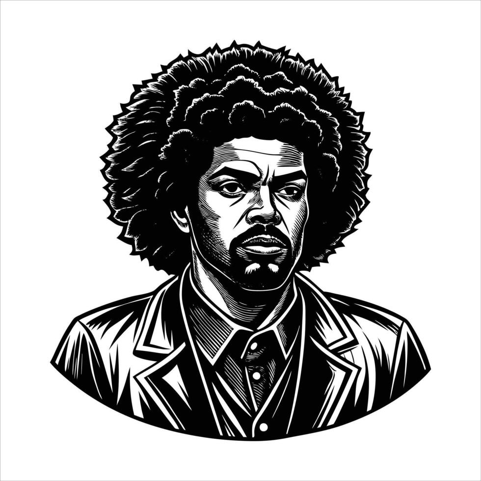 Afro American Man vector