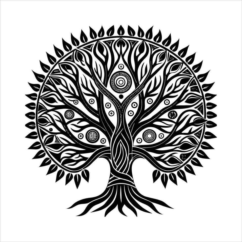 Tribal Tree Vectors