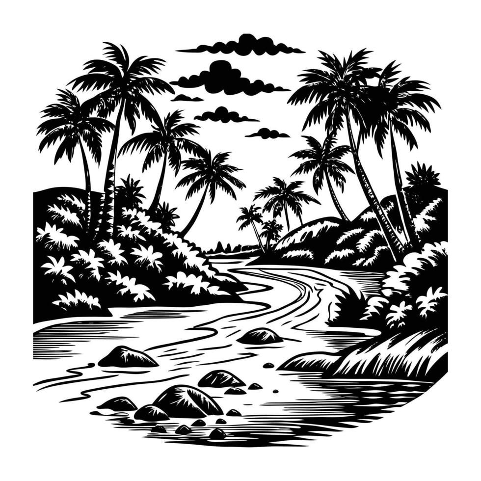 Hawaiian Beach Vectors