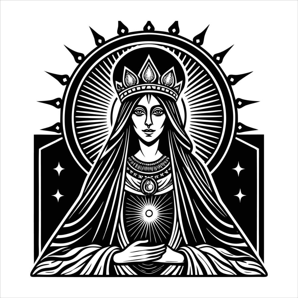 Lovers Tarot Card Image vector