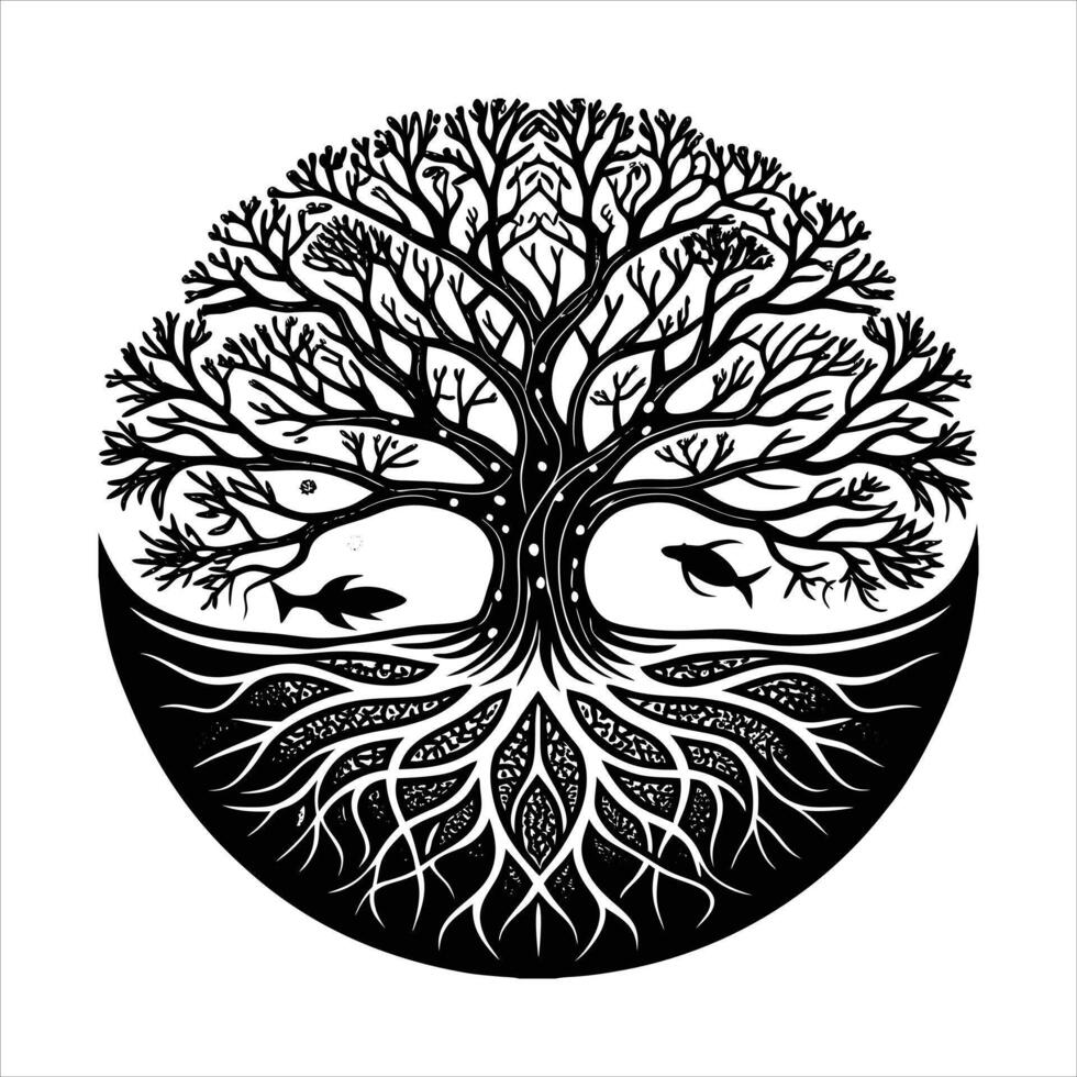 Underwater Tree Vectors
