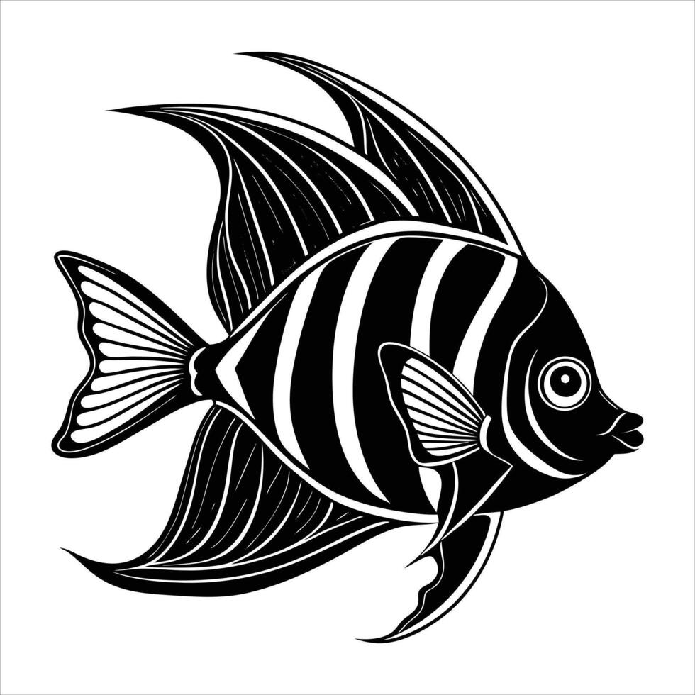 Angelfish Fish Vectors