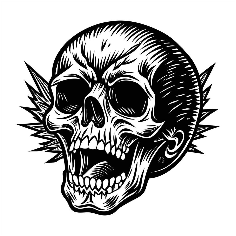 Skull Tattoo Designs Shoulder vector