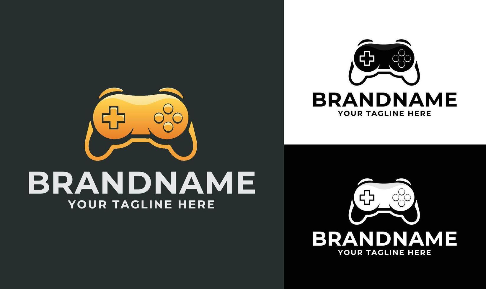 Modern Gaming Logo Design Template for Esports, Game Studios, and Streamers vector