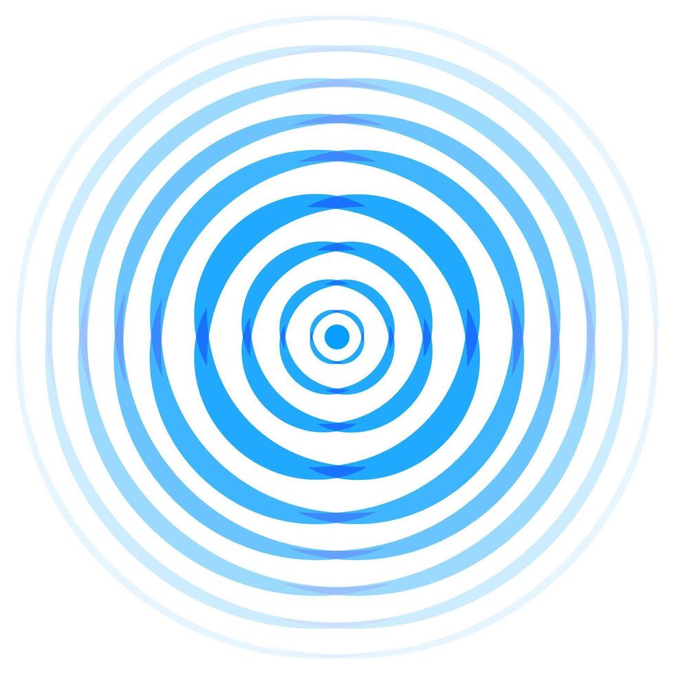 Radar icon blue color isolated on white background cool vector