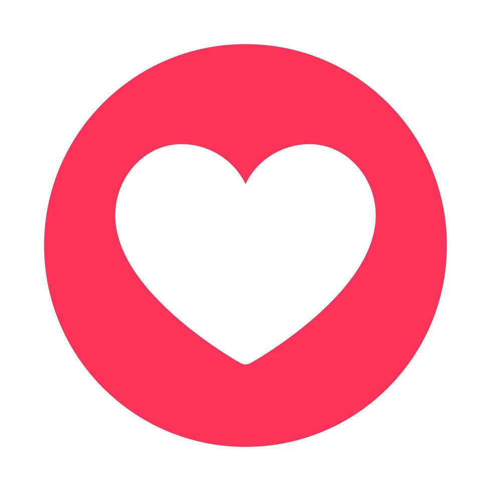 Social media heart icon style vector