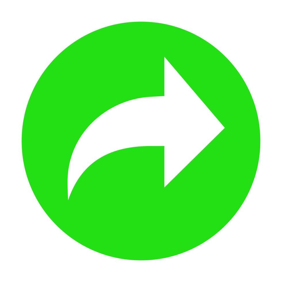 Share icon color flat style vector