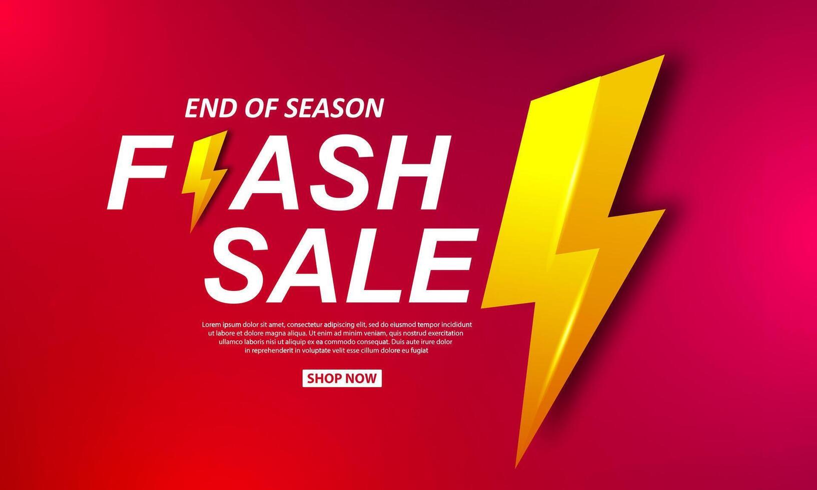 Flash Sale Banner This Weekend. Promotion Template, Poster, Voucher. vector