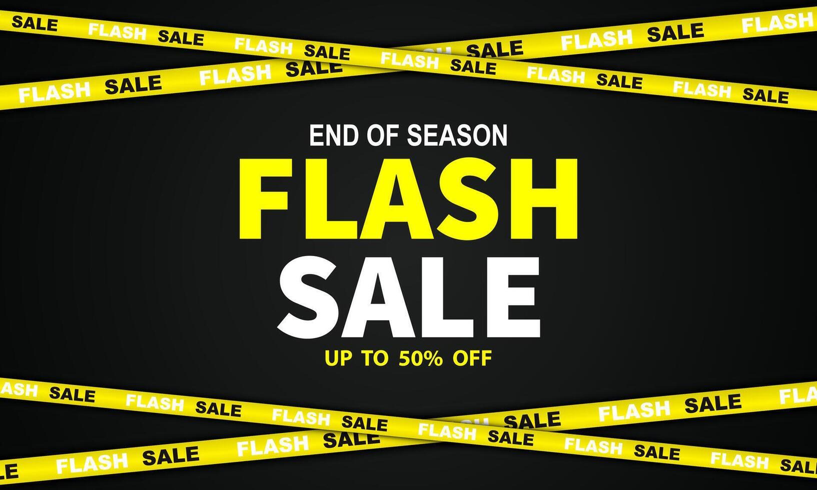 Flash sale template design. vector