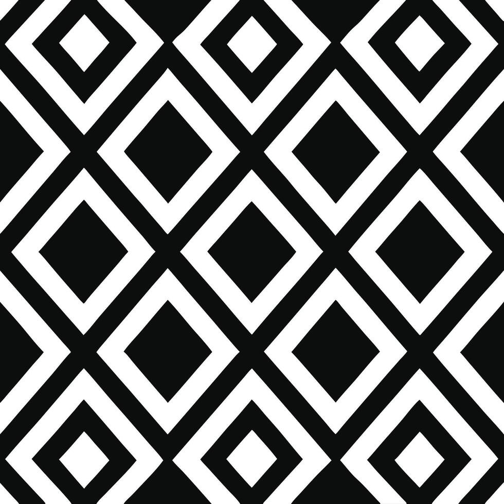 Black and White Geometric Hexagonal Grid Pattern Background vector