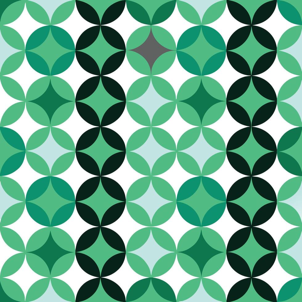 Elegant Black and White Circular Shape Pattern with Symmetry vector