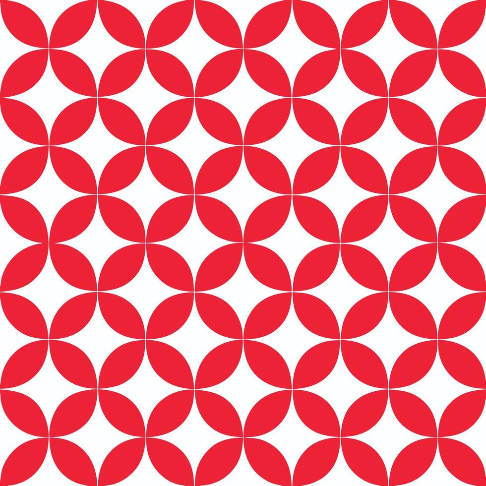 Classic Black and White Circular Geometric Pattern Design vector